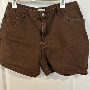 Cherokee Brown Jean Shorts